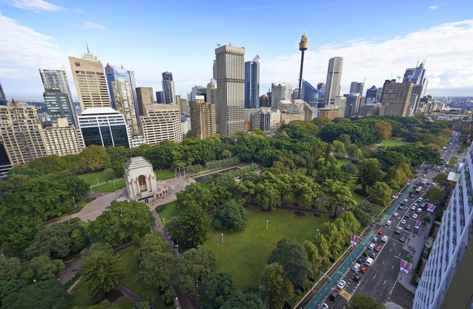 Pullman Sydney Hyde Park Hotel Luaran gambar The Domain, Sydney